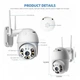 Камера наружная поворотная уличная CAMERA CAD N3 APP WIFI IP 2.0mp белая (106890) - изображение 4