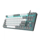 Клавіатура Aula Mechanical F3287 Grey/White Keycap KRGD Blue (6948391240954) - зображення 3