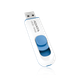 Флеш накопичувач A-Data Classic C008 64ГБ USB 2.0 білий з блакитним - зображення 2