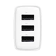 Блок питания Baseus Compact 17W (3 USB) зарядное устройство белое - изображение 2
