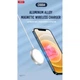 Зарядка Qi XO magnetic wireless charger CX004 15W беспроводная белая - изображение 7