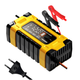 Зарядное устройство для автомобильного аккумулятора Foxsur FBC122410E Yellow 12 В 10 А - 24 В 5 A, 6-180 А-ч импульсное автоматическое 7-ступенчатое - изображение 1