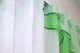 Кухонная занавеска VR-Textil № 114к ламбрекен и тюль темно-салатовый с белым 280х170 см (52-0557) - изображение 5