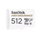 Карта памяти SanDisk microSDXC UHS-1 U3 High Endurance 512Gb class 10 V30 100Mb/s adapterSD (SDSQQNR-512G-GN6IA) - изображение 1
