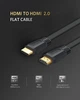 Кабель UGREEN ED015 HDMI Flat Cable 2m (UGR-70159) (UGR-70159) - зображення 2