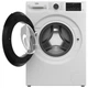 Пральна машина Beko фронтальна, 8кг, 1400, A+++, 55см, дисплей, пар, інвертор, білий - зображення 2