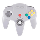 Геймпад Бездротовий RMC N64 Switch PC 2.4GHz 500mAh Grey - зображення 1