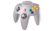 Геймпад Бездротовий RMC N64 Switch PC 2.4GHz 500mAh Grey - зображення 2