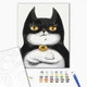 Картина по номерам Котик Бетмэн (BS53116) Brushme 40x50 см - изображение 1