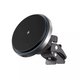 Автодержатель магнитный с беспроводной зарядкой Proove Magic Circle Pro 15W black - изображение 1