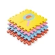 Детский коврик-пазл с бортиками Toys 30x30 WCG EVA - 25 частей - изображение 2