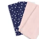 Салфетки Cosas DARK BLUE STARFALL&SAKURA 35х35 4 шт (4822052084335) - изображение 1