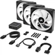 Zestaw wentylatorów Corsair iCUE Link QX120 RGB PWM PC Fans Starter Kit with iCUE Link System Hub (CO-9051002-WW) - obraz 8