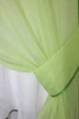 Кухонный комплект VR-Textil № 058к шторки и тюль с ламбрекеном салатовый с белым 270х170 см (50-497) - изображение 3