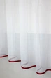 Кухонная занавеска VR-Textil № 018к штора и тюль с ламбрекеном красный с белым 270х170 см (50-215) - изображение 6