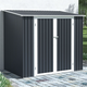 Металевий сарай HardMaster KENT 7x5 Cold Grey холодний сірий 005287 - зображення 7