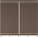 Складной тканевый шкаф Storage Wardrobe на 4 секции Коричневый (2000992417938) - изображение 1