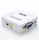 Конвертер для передачі відео та аудіо сигналу / Mini VGA2HDMI / HD video Converter / Білий - зображення 3