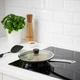 Кришка на сковороду IKEA КЛОКРЕН Скло, 25 см 004.590.22 - зображення 2