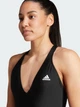 Купальник слитный женский Adidas 3S Spw Suit IB7705 42 Black (4066761561521) - изображение 7