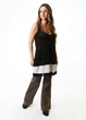 Майка Stefanel XL Черно-белый (GDG-JL081D F1296-Black-and-white) - изображение 4