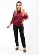 Жіноча кофта Stefanel XS Бордовий (GDG-RT011D73055-Burgundy) - изображение 2