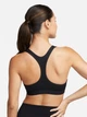 Спортивний топ для фітнесу жіночий Nike W Nk Swsh Lgt Spt Bra DX6817-010 XL Чорний (196608848103) - зображення 2