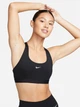 Спортивний топ для фітнесу жіночий Nike W Nk Swsh Lgt Spt Bra DX6817-010 XL Чорний (196608848103) - зображення 1