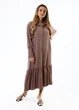 Платье inDresser M Бежевый (IN-F0227Ю034А-Beige) - изображение 2