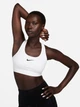 Спортивный топ для фитнеса женский Nike Bra DX6821-100 XL Белый/Лиловый/Черный (0196608850779) - изображение 4