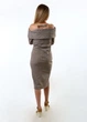 Платье inDresser M Серый (IN-F0259К028Ж-Gray-beige) - изображение 4