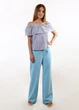 Топ жіночий inDresser XS Блакитний (IN-FЛ0009б-Blue) - изображение 3