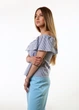 Топ жіночий inDresser XS Блакитний (IN-FЛ0009б-Blue) - изображение 4