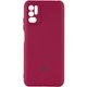 Чохол Silicone Cover My Color Full Camera (A) для Xiaomi Redmi Note 10 5G / Poco M3 Pro Бордовий / Marsala - изображение 1