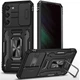 Ударостійкий чохол Camshield Army Ring для Samsung Galaxy S21 Чорний / Black - изображение 1