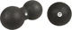 Набор Мяч для массажа и МФР EasyFit DuoBall EF-2001 16х8 см Черный + Мяч EasyFit EPP EF-2004 8 см (56000745-56001784) - изображение 1