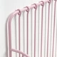 Розсувне ліжко з рейковим дном IKEA МІННЕН, світло-рожевий, 80x200 см, 794.188.06 - зображення 6