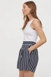 Шорти H&M 34 синьо-білий смужка 2118174722 - зображення 5