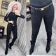 Fashions • Брюки женские на меху Caroline Fashions 62-64 черный (№159(мех)-ол-мн) - изображение 2