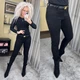 Fashions • Брюки женские на меху Caroline Fashions 62-64 черный (№159(мех)-ол-мн) - изображение 4
