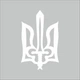 Патриотическая наклейка Happy Pocket на машину Герб Меч Тризуб Украин декор авто 300*470 мм глянец Белый (HP-050-010GL) - изображение 6