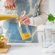 Банка из-под бутылки с крышкой IKEA КОРКЕН прозрачное стекло, 1 л 105.413.66 - изображение 5