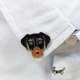 Брошь-значок унисекс BROCHE бижутерия Животные Собаки Доберман чёрная BRGV113907 - изображение 3