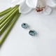 Серебряные серьги с топазом Лондон Блю 8.565ct (2151777) - изображение 3