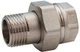 Сгон-американка никель FADO FITT 15 1/2'' прямая, SN01 - изображение 1