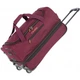Дорожная сумка на колесах маленького размера S бордовая Travelite Basics TL096275-70 - изображение 1