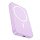 Павербанк з бездротовою зарядкою Qi 15W Hoco J109 Magnetic Wireless Fast Charge 2в1 5000 mAh 20W Pink - изображение 1