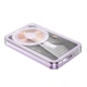 Павербанк з бездротовою зарядкою Qi 15W Hoco Q14 Ice Crystal Magnetic Wireless Fast Charge 2в1 5000 mAh 20W Pink - зображення 1