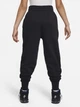 Подростковые спортивные штаны-джоггеры для девочки Nike G Nsw Club Flc Hr Ftd Pnt Lbr FD2921-010 156-166 см Black/Black/White (196607235157) - изображение 2
