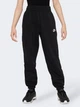 Подростковые теплые спортивные штаны-джоггеры для девочки Nike G Nsw Club Flc Loose Pant Lbr FD2933-010 147-158 см Black/Black/White (196607237427) - изображение 1